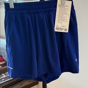 Lululemon Blue Jersey Training Shorts